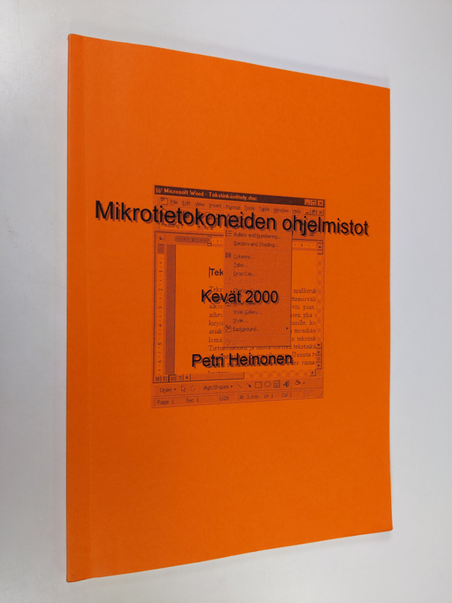 Petri Heinonen : Mikrotietokoneiden ohjelmistot : kevät 2000