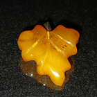 Vintage Antique Genuine BALTIC AMBER Egg Yolk meripihka solk - pikkukuva 1