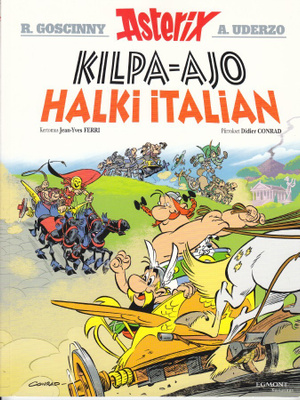 Asterix 37 Kilpa-ajo halki Italian (Egmont 2017)