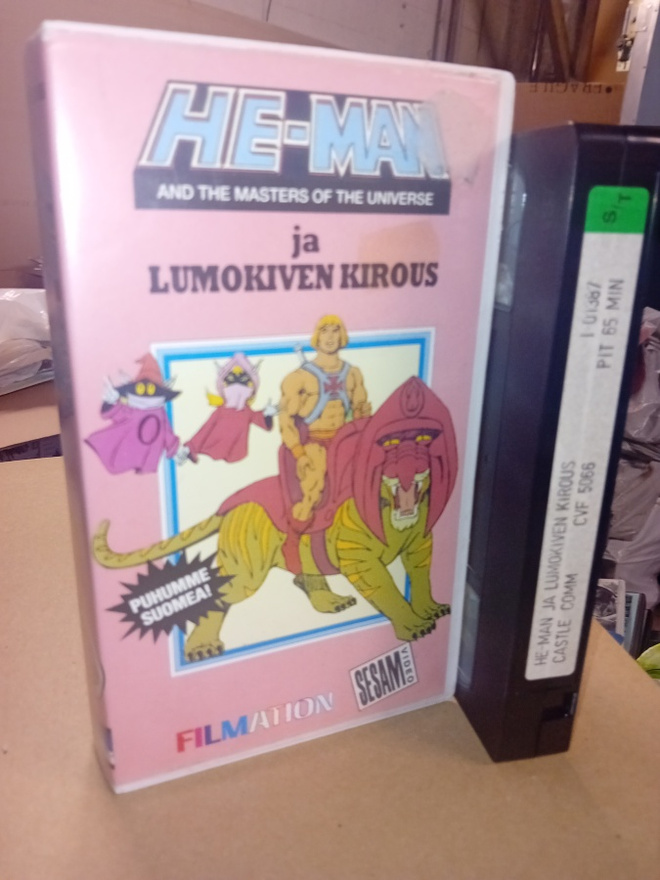 VHS HE-MAN ja lumokiven kirous ( SIS POSTIKULU )