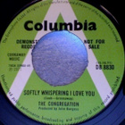 THE CONGREGATION :: SOFTLY WHISPERING I LOVE YOU :: 7" 1971 - pikkukuva 2