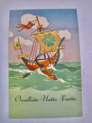 VANHA Postikortti Martta Wendelin Kulkenut 1939