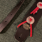 Fort Bryan Straps made in U.S.A Concho nahkainen olkahihna - pikkukuva 1