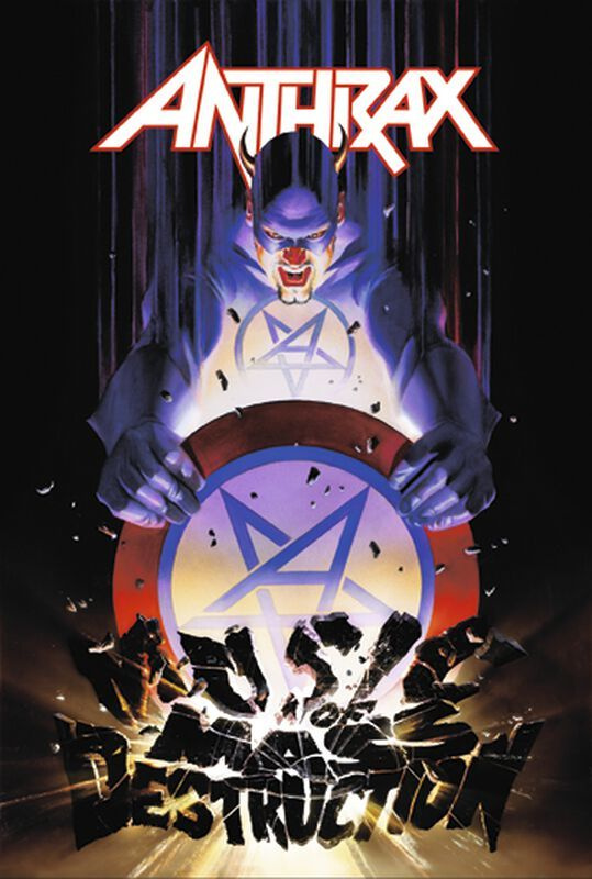 Anthrax (DVD+CD) Music Of Mass Destruction VG+!!