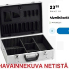 Alumiinisalkku työkaluille, varaosille, kameroille yms. - pikkukuva 4