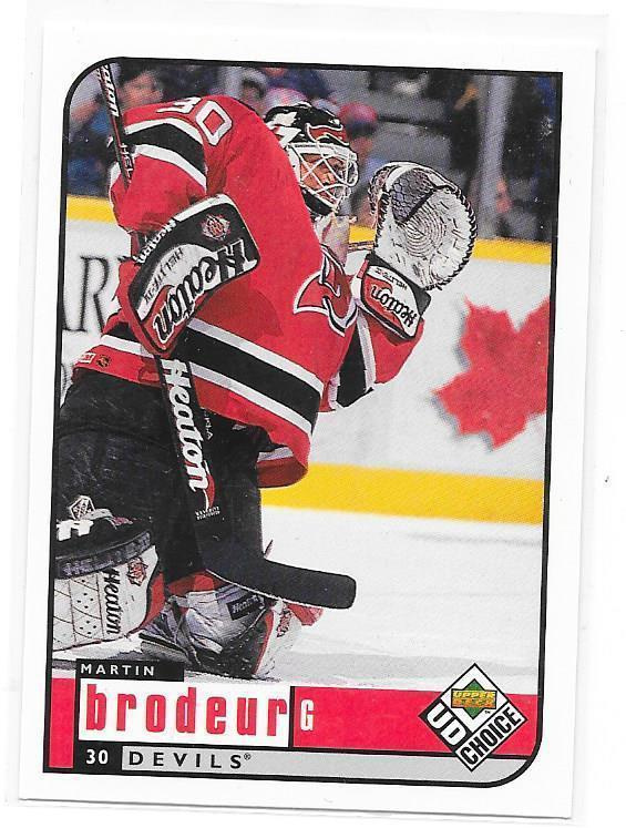 1998-99 UD Choice #116 Martin Brodeur New Jersey Devils MV