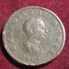 1/2 penny 1807. Iso-Britannia - pikkukuva 1