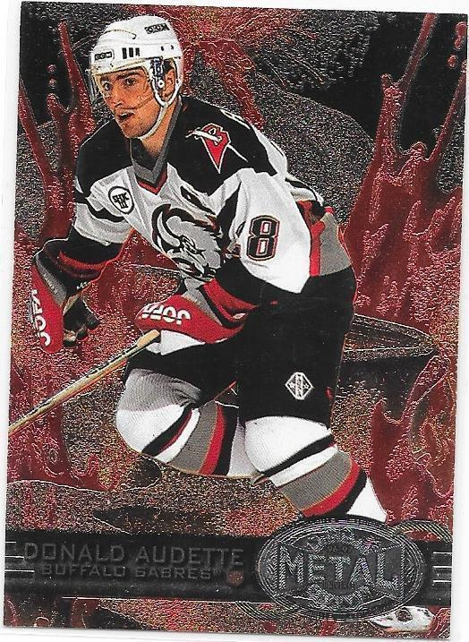 1996-97 Metal Universe #12 Donald Audette Buffalo Sabres
