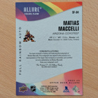 2022-23 Allure Matias Maccelli Rookie Full Rainbow Auto - pikkukuva 2