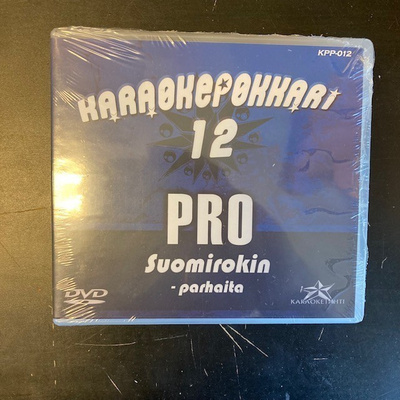Karaokepokkari Pro 12 - Suomirokin parhaita DVD (UUSI)