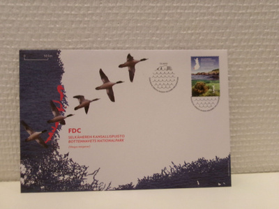 FDC- ensipäiväkuori - Selkämeren kansallispuisto 2012