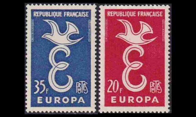 Ranska 1210-1 ** Europa (1958)