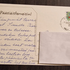 Pääsiäiskortti, kulkenut  pk. + postimerkki + postileima - pikkukuva 2