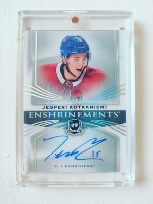 Jesperi Kotkaniemi - 18-19 The Cup Enshrinements Auto /99