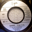 SANNE :: WHEN YOU WALK IN THE ROOM :: VINYYLI 7" 1991 - pikkukuva 4