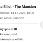 Isac Elliot mansion liput 2kpl - pikkukuva 2