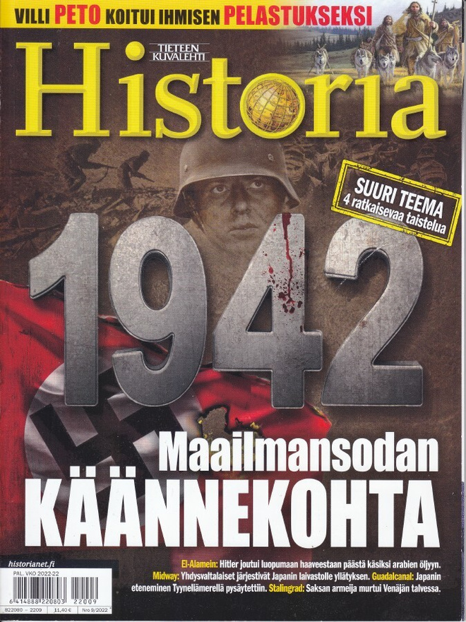 Tieteen Kuvalehti HISTORIA 9/2022 Teema: 1942
