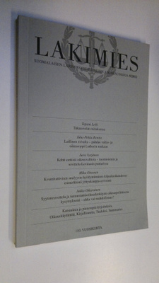 Lakimies 5/2012 : Suomalaisen lakimiesyhdistyksen aikakau...