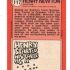 Purkkakuva Jalkapallo n:o 117 HENRY NEWTON. Everton. - pikkukuva 2