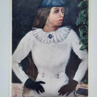M. CHAGALL - "Morsiameni mustissa hansikkaissa"- POSTIKORTTI - pikkukuva 1