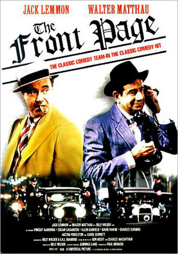 Etusivu uusiks 1974 Billy Wilder. Jack Lemmon Walter Matthau