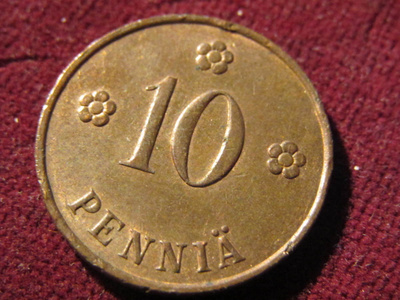 10 penniä 1939