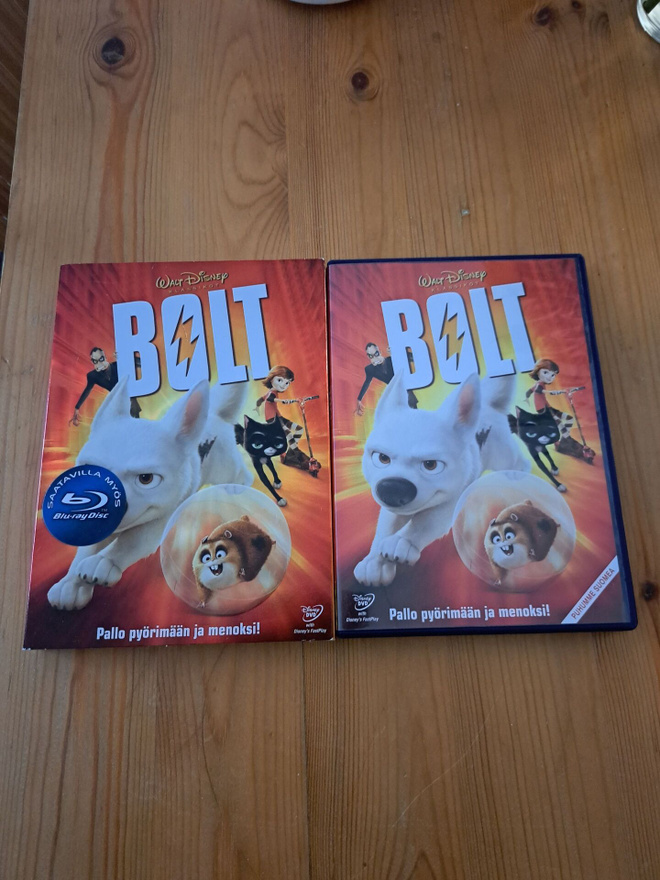 Bolt DVD uudenveroinen+pahvikannet