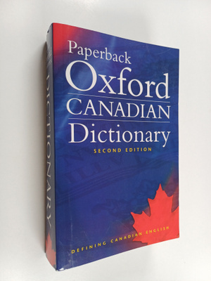 Paperback Oxford Canadian dictionary