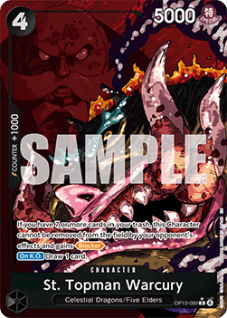 One Piece St. Topman Warcury (OP13-089)