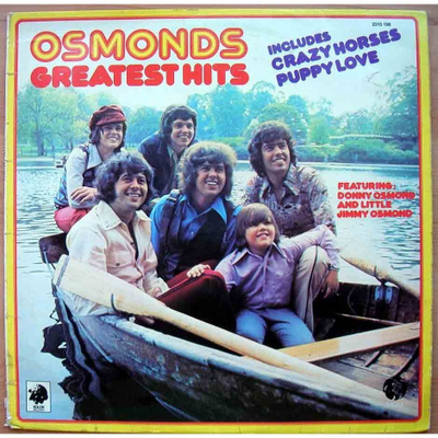 OSMONDS: Greatest hits (LP), mm. Crazy Horses, Puppy love
