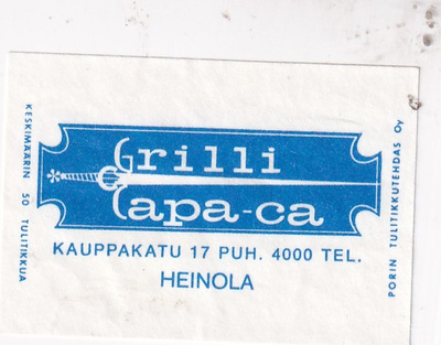 Heinola. Grilli Capa - ca  5/11
