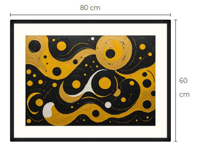Uusi abstrakti art print taulu 60 cm x 80 cm