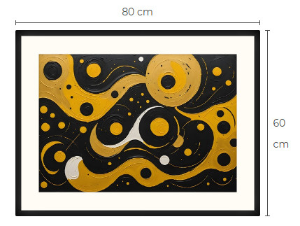 Uusi abstrakti art print taulu 60 cm x 80 cm