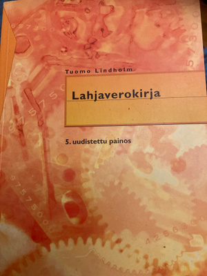 TUOMO LINDHOLM: LAHJAVEROKIRJA