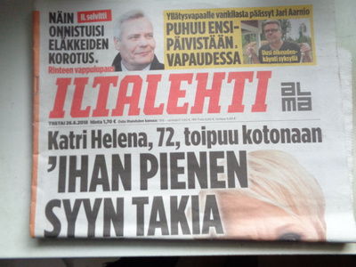 Iltalehti 26.6.2018 (20.11)