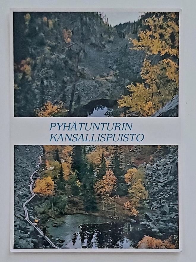 "PYHÄTUNTURI-ISOKURU"-KULKEMATON POSTIKORTTI