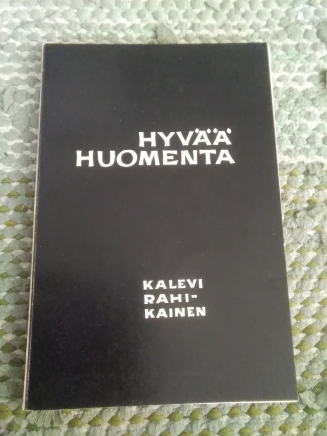 Kalevi Rahikainen: Hyvää huomenta -runoja-