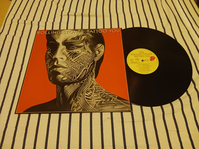 Rolling Stones - Tattoo You lp orig 1981 hieno