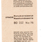 Ipnos ROTUKOIRASARJA n:o 75 Saluki - pikkukuva 2