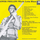 Brewer Phillips & The Houserockers: Whole Lotta Blues CD - pikkukuva 2