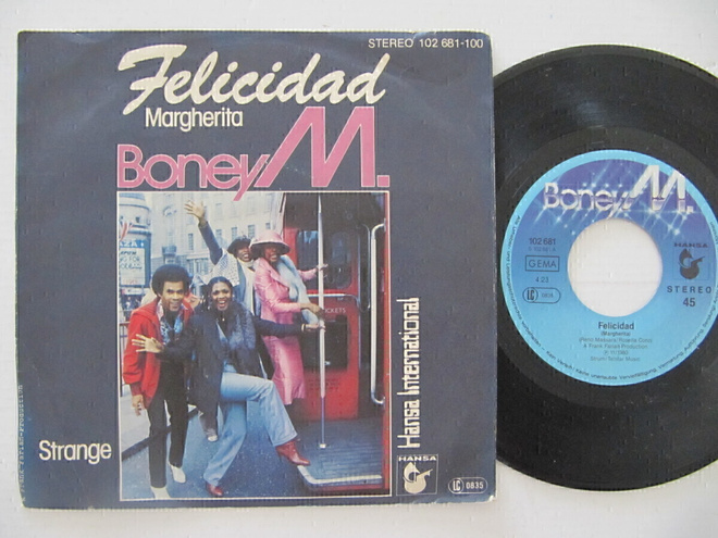 Boney M. Felicidad (Margherita)  7" sinkku