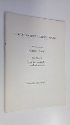 Eero Saarenheimo : Historiantutkimuksen apuna