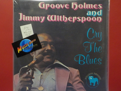 GROOVE HOLMES&JIMMY WITHERSPOON - CRY THE BLUES - UK70s LP