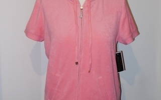 L (40) - Juicy Couture pinkki frotee lyhyth. huppari * UUSI