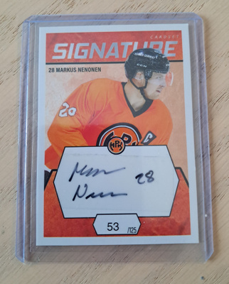 2021-22 Cardset Signature Markus Nenonen 53/125