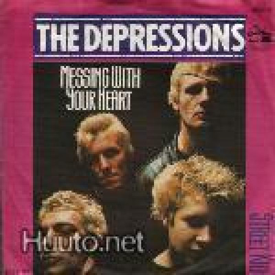 THE DEPRESSIONS messing with your heart 45 -1977- kbd saksa
