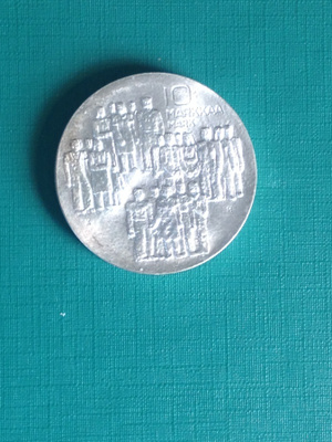 Suomi 60 vuotta 10 mk. 1977 Katso kuvvaus.