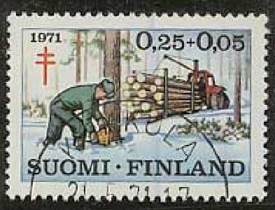 1971 tub 25p Kokkola -71 er.kaunis