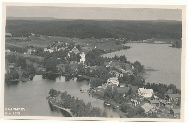 SAARIJÄRVI - Karhumäki ilmakuvakortti
