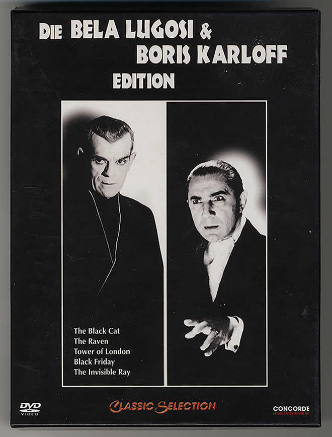 Die Bela Lugosi & Boris Karloff (5 DVD:tä)